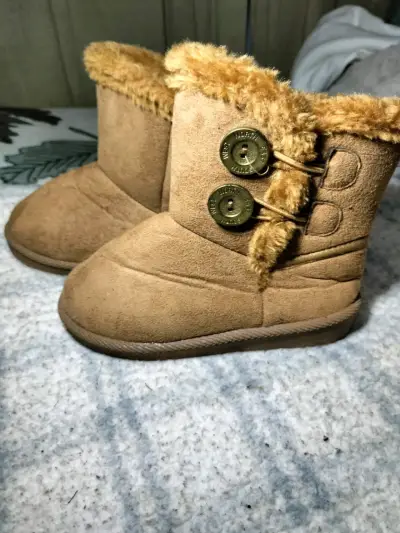 Botas de invierno para niños con forro de felpa - miniatura 2