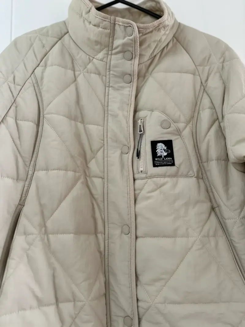 Chaqueta beige Wild Lama - 5