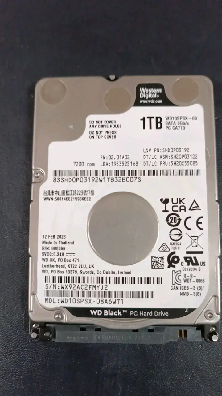 Disco Duro Interno Western Digital 1TB