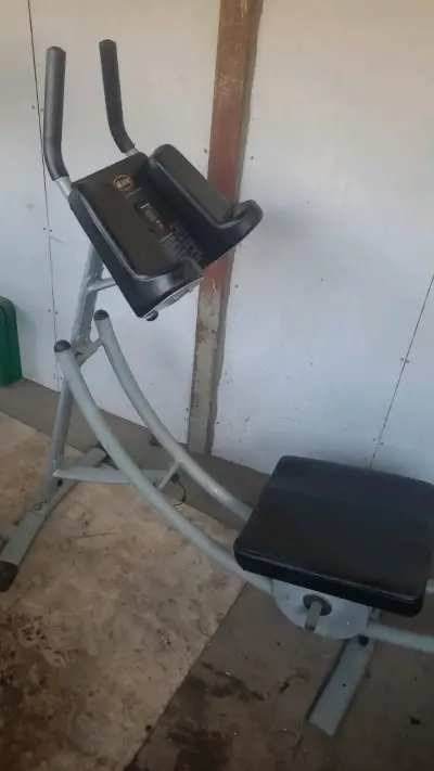 Banco de pesas Masterfit con barra y discos - miniatura 3
