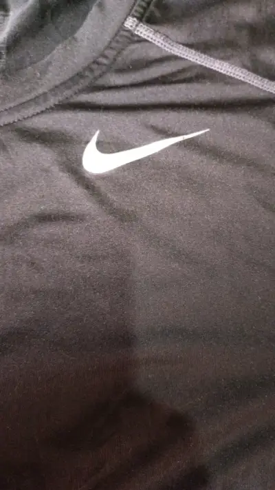 Polera deportiva negra Nike Pro Combat - miniatura 3