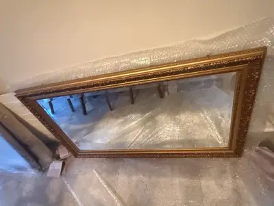 Espejo grande con marco dorado decorativo - miniatura 1