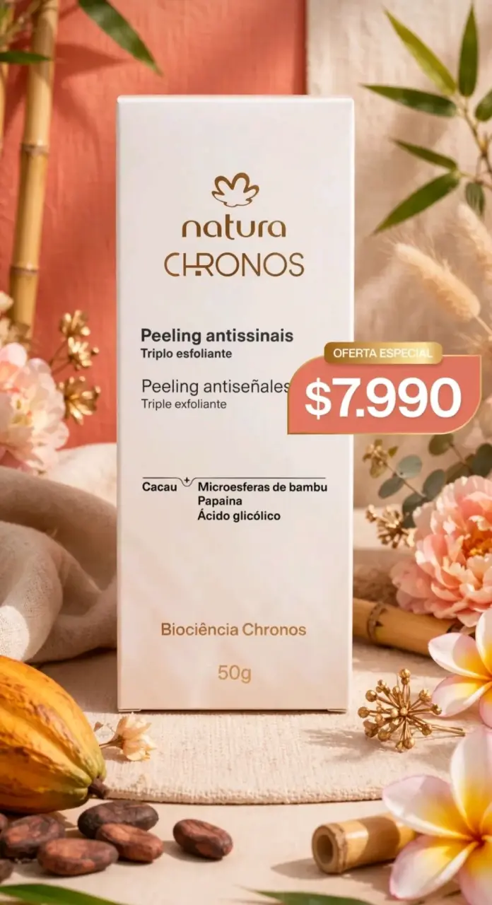 Peeling Antiseñales Natura Chronos Triple Exfoliante 50g