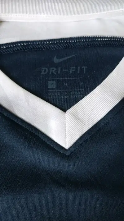 Camiseta deportiva Nike azul con logo PASS FC - miniatura 2