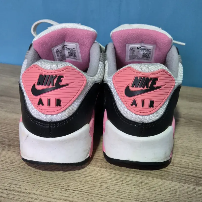 Zapatillas Nike Air Max 90 Mujer Gris y Rosado - 2