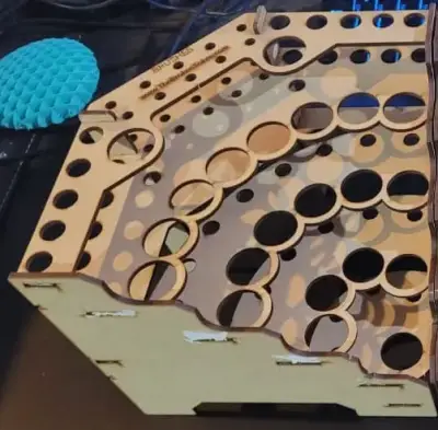 Organizador de Pinturas de Madera para Modelismo - miniatura 2