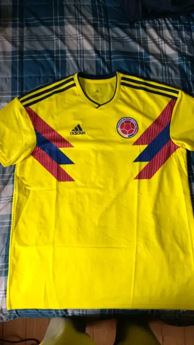 Camiseta Selección Colombia Adidas Amarilla XL - miniatura 1