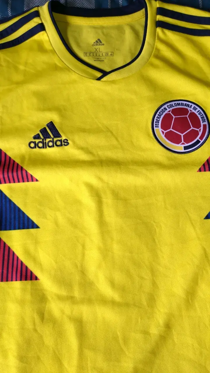 Camiseta Selección Colombia Adidas Amarilla XL - 3