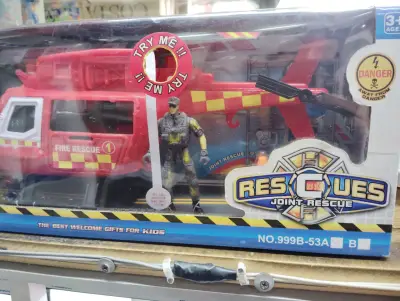 Helicóptero de Rescate con Figura de Acción - miniatura 2