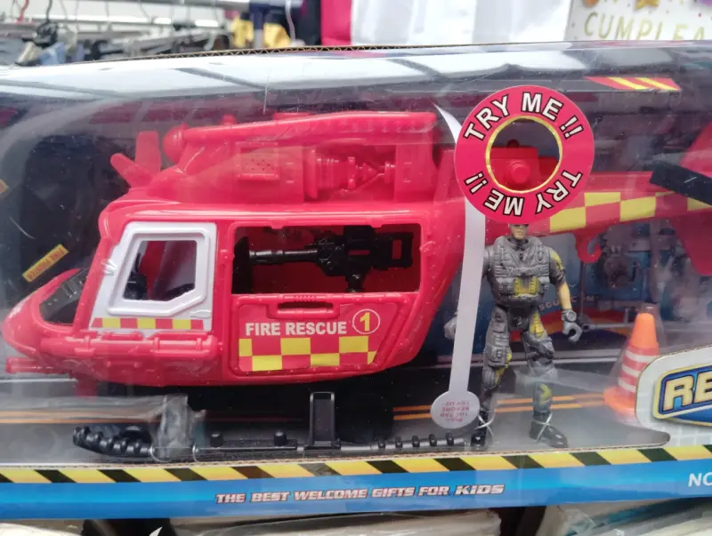 Helicóptero de Rescate con Figura de Acción - 5
