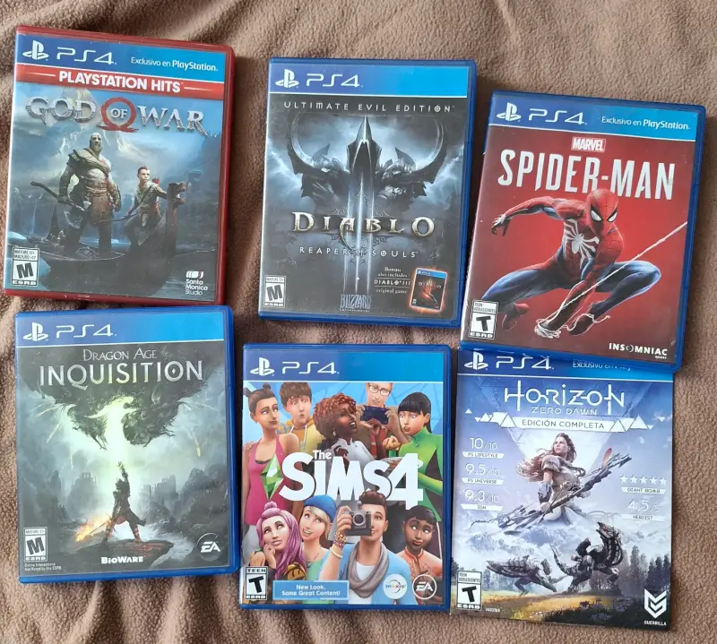 Consola PlayStation 4 con 6 JUEGOS y mando - 2