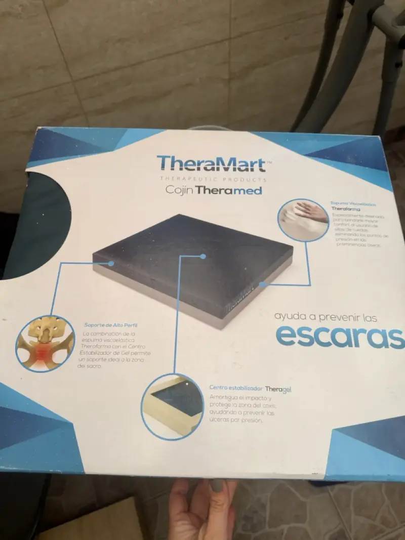 Cojín de Gel Antiescaras TheraMart para Sillas de Ruedas - 2