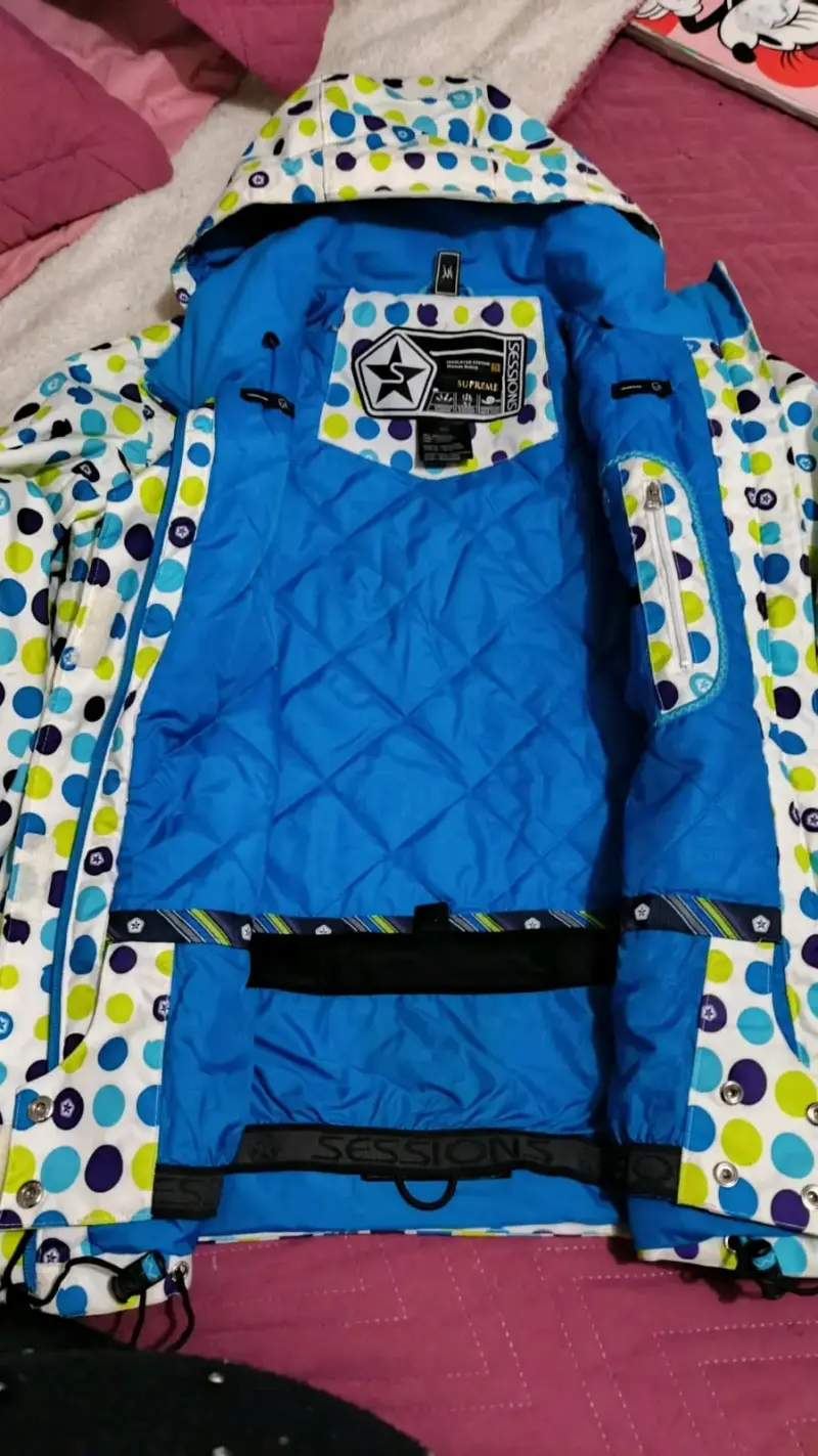 Chaqueta de esquí Sessions Supreme con diseño de lunares - 3