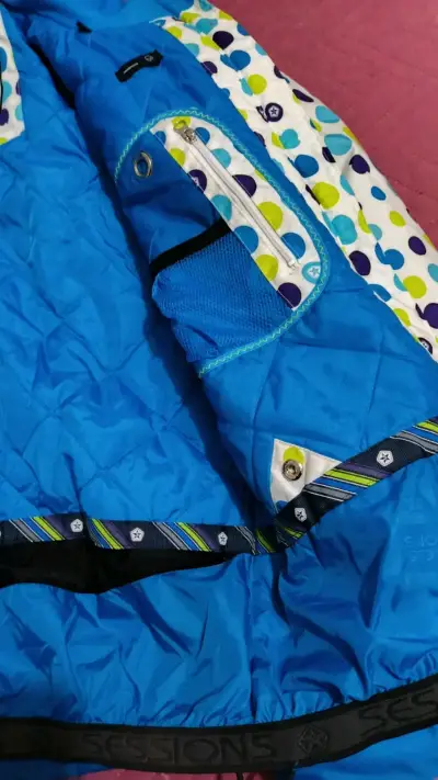 Chaqueta de esquí Sessions Supreme con diseño de lunares - miniatura 4