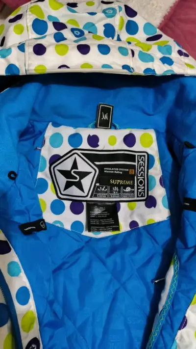 Chaqueta de esquí Sessions Supreme con diseño de lunares - miniatura 6