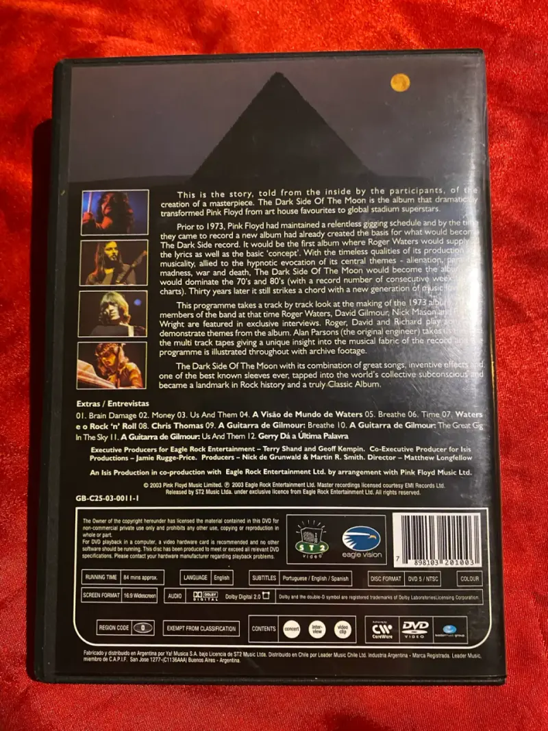 DVD Pink Floyd The Dark Side of the Moon - 3