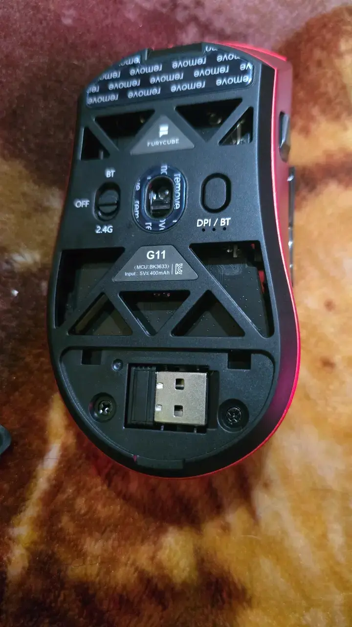 Mouse inalámbrico ligero FuryCube G11 para gaming - 5