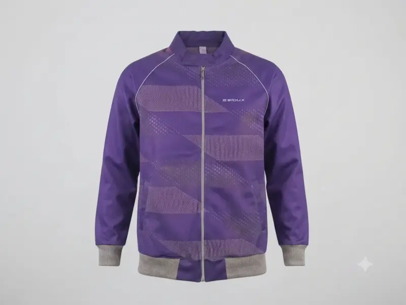 Chaqueta deportiva morada para hombre