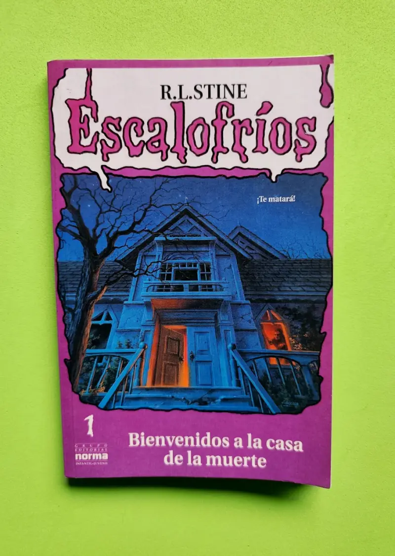 Libro Escalofríos Bienvenidos a la Casa de la Muerte