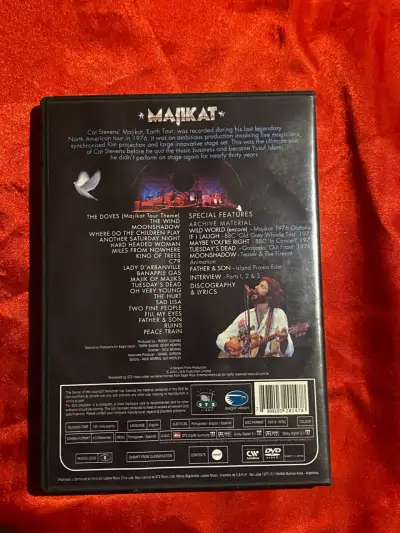 DVD Cat Stevens Majikat Earth Tour 1976 - miniatura 2
