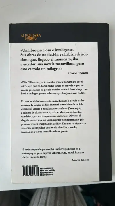 Libro 'Llámame por tu nombre' de André Aciman - miniatura 2