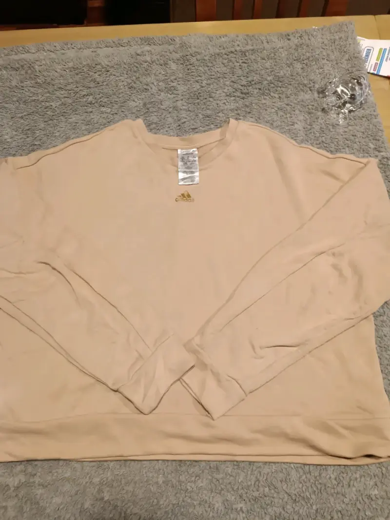 Polerón beige Adidas talla XL - 1