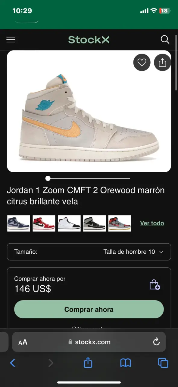 Zapatillas Nike Air Jordan 1 Zoom CMFT 2 Orew Ma - 4