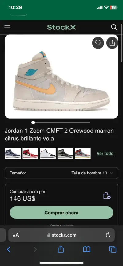Zapatillas Nike Air Jordan 1 Zoom CMFT 2 Orew Ma - miniatura 4