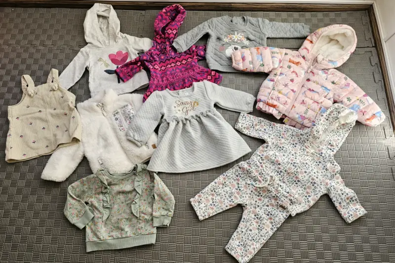 Lote ropa niña invierno 6 a 9 meses