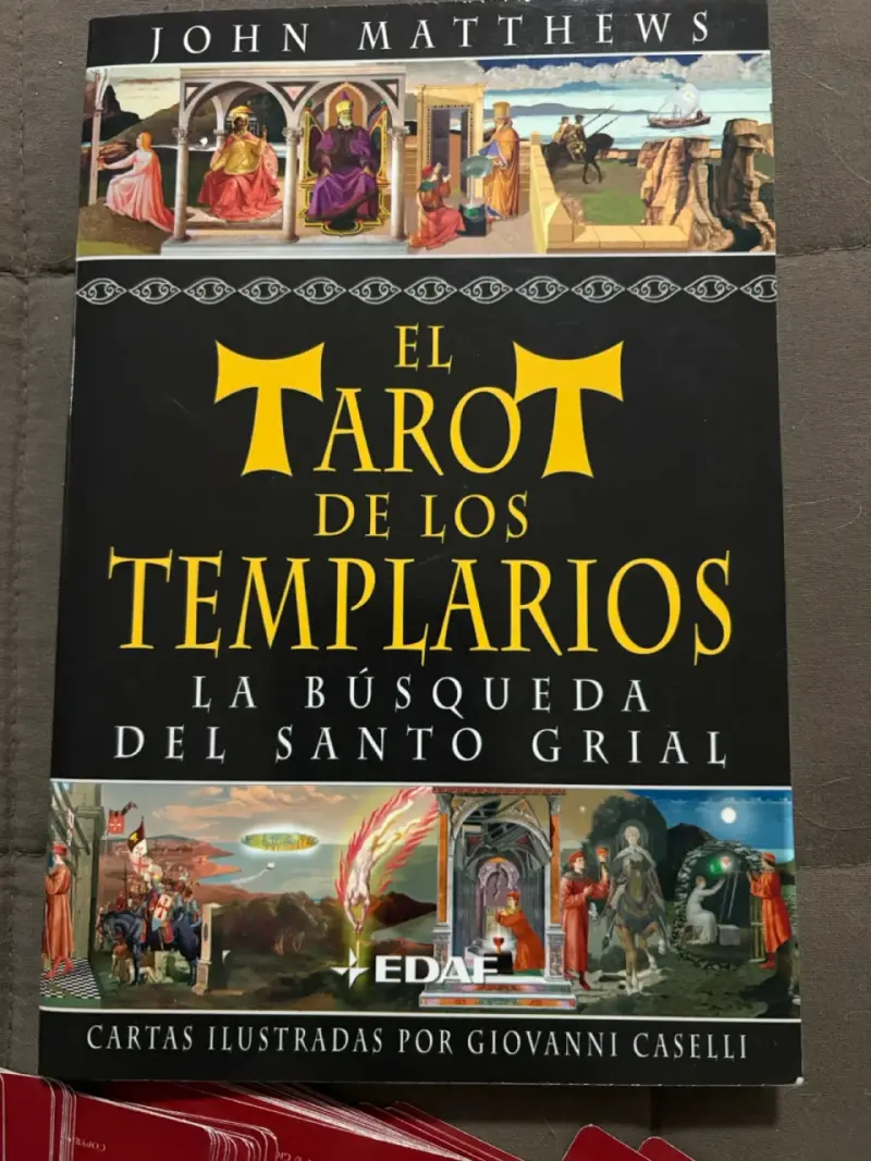 Tarot de los Templarios con cartas ilustradas - 2