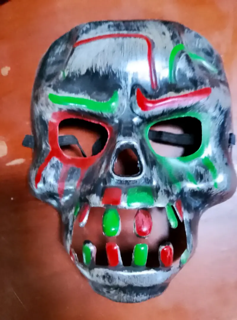 Máscara de calavera decorativa para Halloween