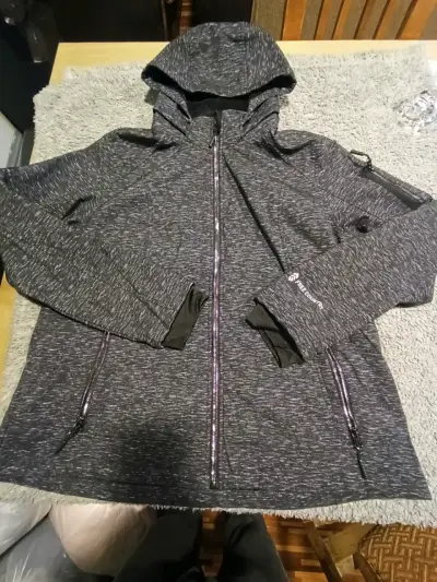 Chaqueta térmica con capucha Free Country gris - miniatura 1