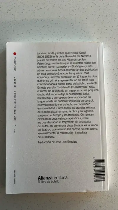 Libro 'El Inspector' de Nikolái Gógol - miniatura 2