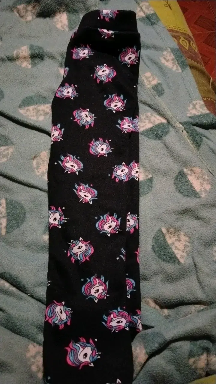 Leggings infantiles con estampado de unicornios - 2
