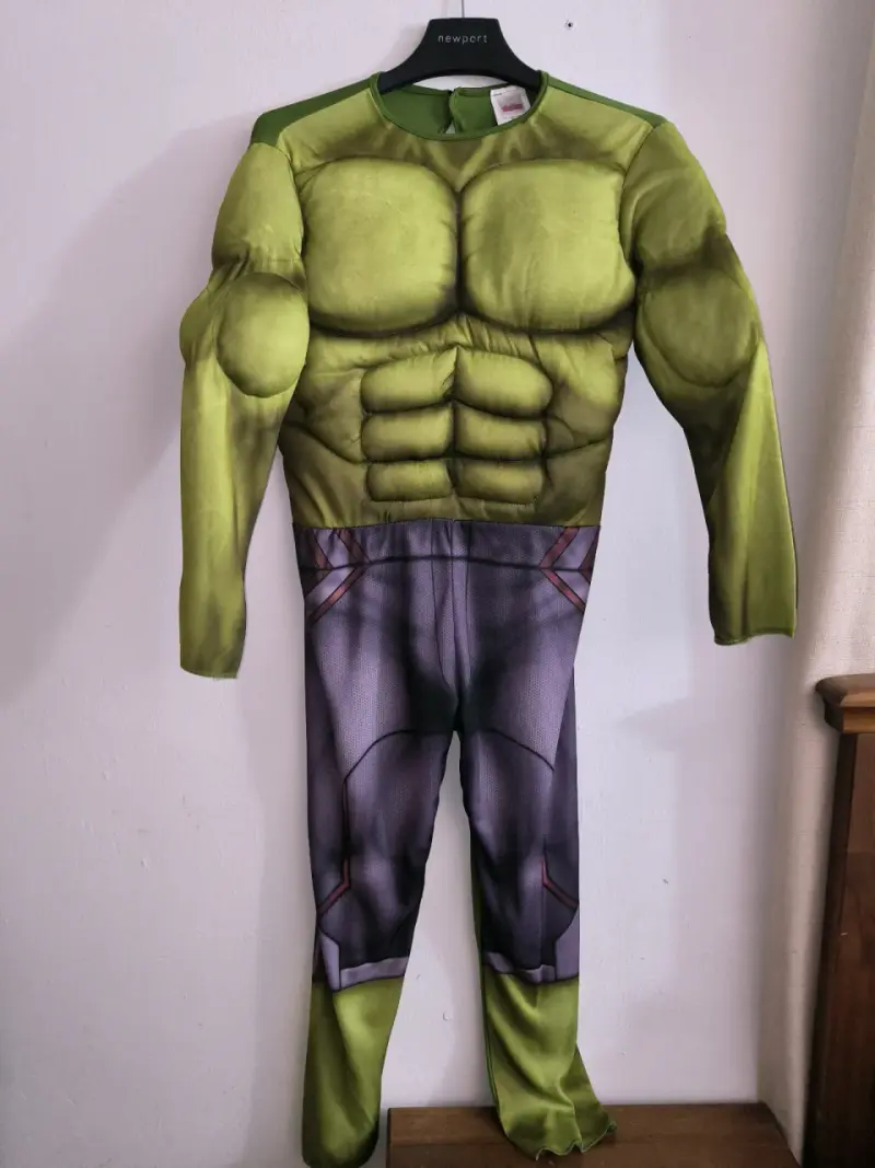Disfraz de Hulk para niño con músculos - 1