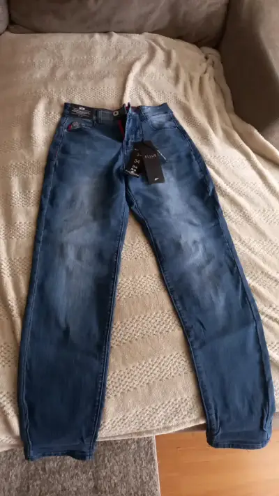Jeans Mom Fit Mujer Ellus Talla 34 - miniatura 1