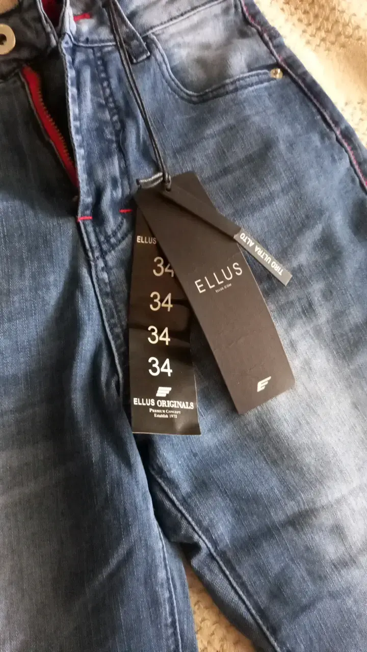 Jeans Mom Fit Mujer Ellus Talla 34 - 3
