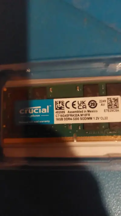 Memoria RAM Crucial 16GB DDR4 3200 SODIMM - miniatura 2