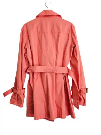 Abrigo Trench Coral Benetton mujer talla M - miniatura 2