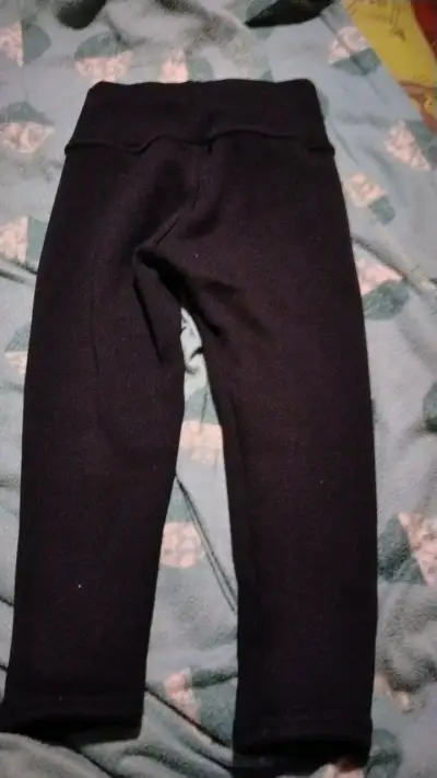 Pantalones térmicos negros para niños - miniatura 1