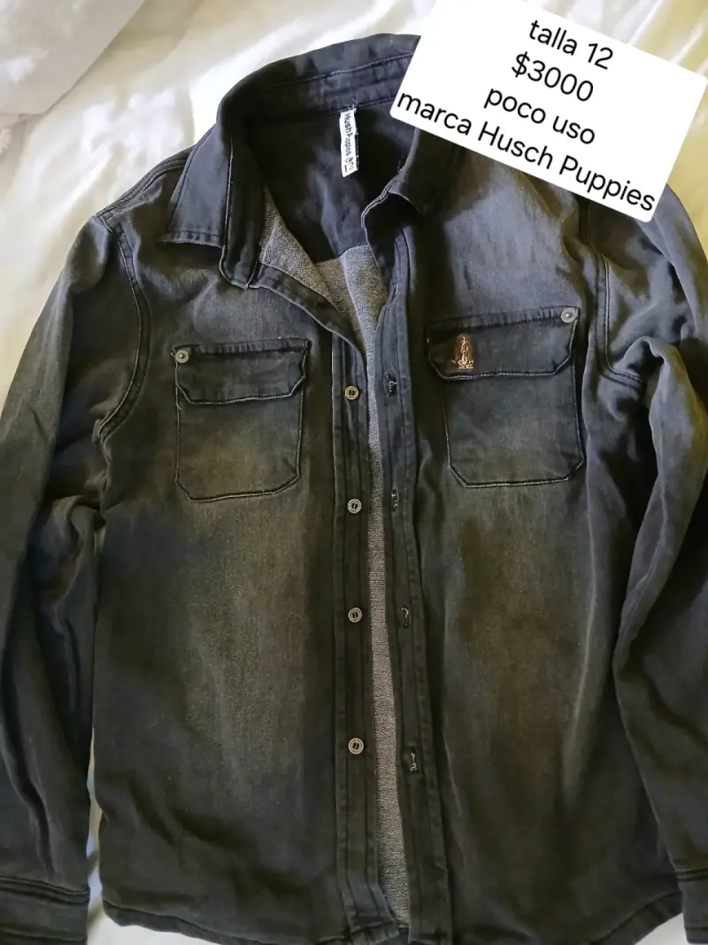 Camisa de Mezclilla Hush Puppies Talla 12 - 3