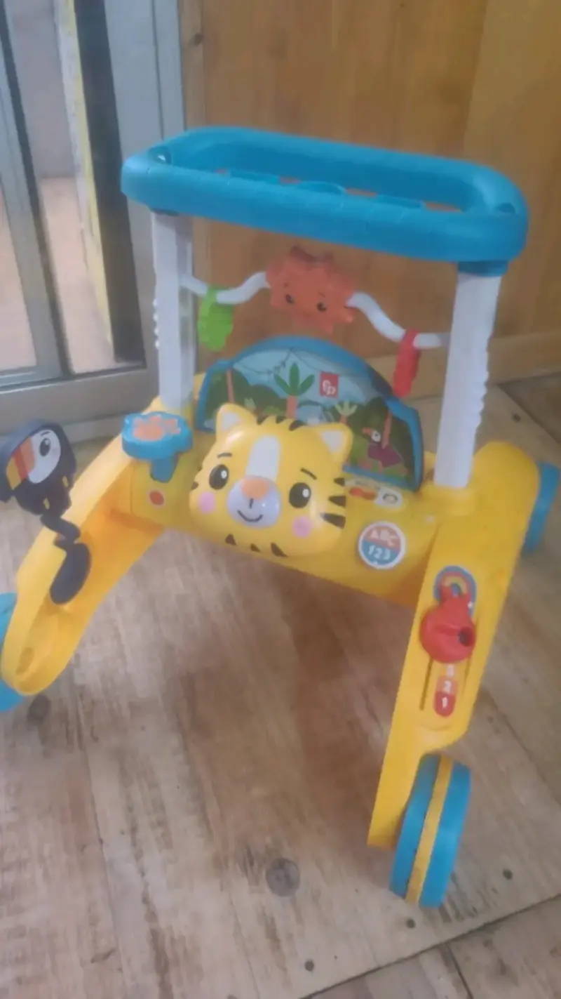 Andador para bebé con diseño de tigre