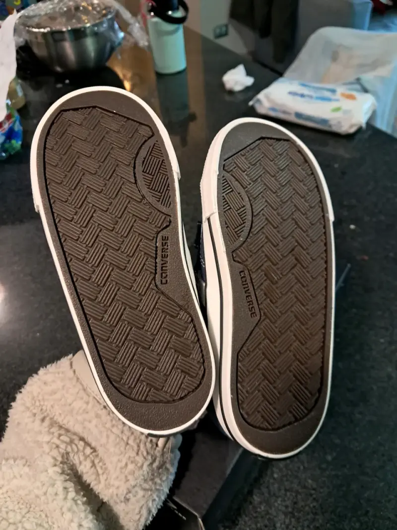 Zapatillas de lona azul para niños Converse # 25 - 2