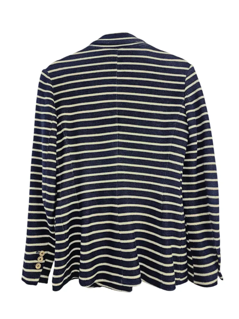 Blazer a rayas azul y blanco Zara talla S - 2