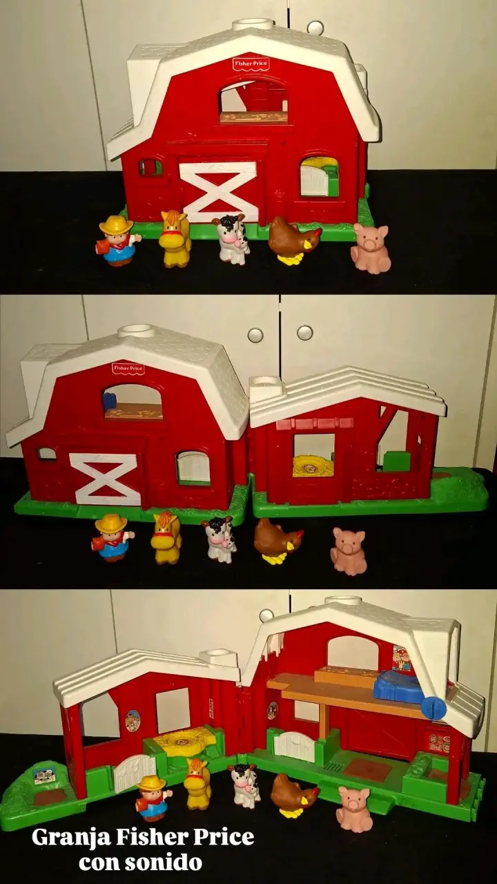 Granja musical de juguete Fisher-Price con figuras - 1