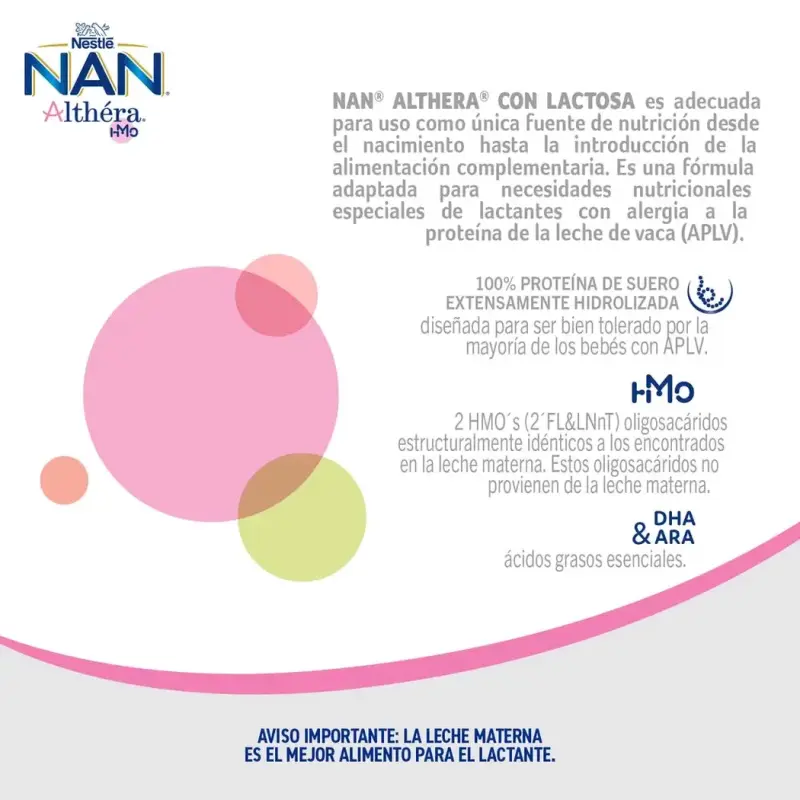 Leche APLV  Hipoalergénica Nestlé NAN Althéra - 3