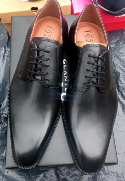 Zapatos de vestir negros Guante 1928 - miniatura 3
