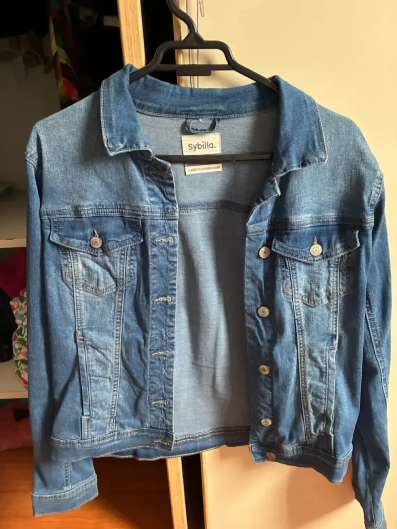 Chaqueta de mezclilla azul Sybilla para mujer - 1