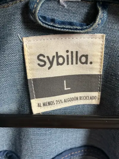 Chaqueta de mezclilla azul Sybilla para mujer - miniatura 2