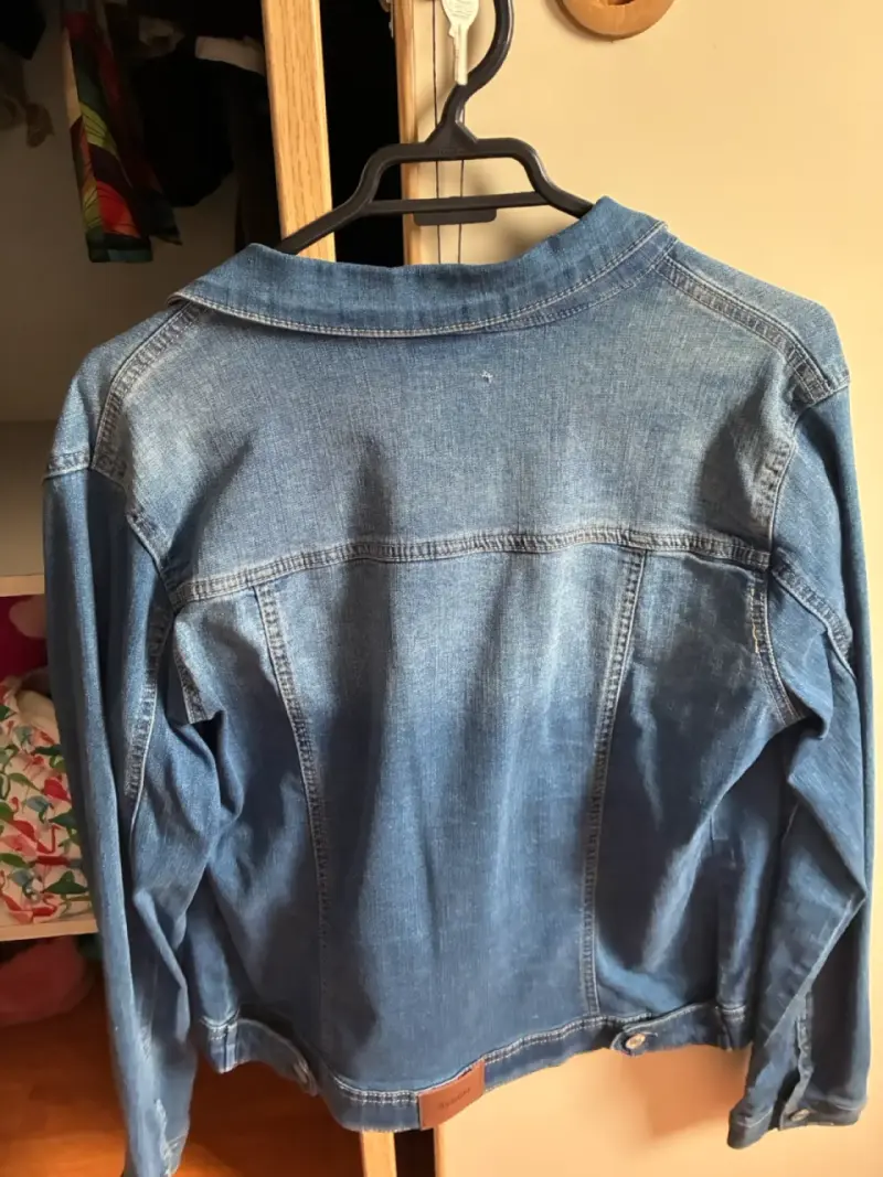 Chaqueta de mezclilla azul Sybilla para mujer - 3